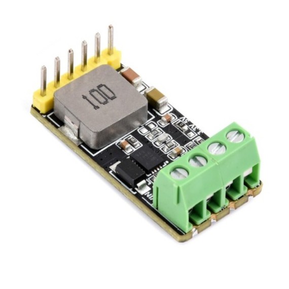 Waveshare DC-DC Step-Down with Headers – 3.3V/5V 4A