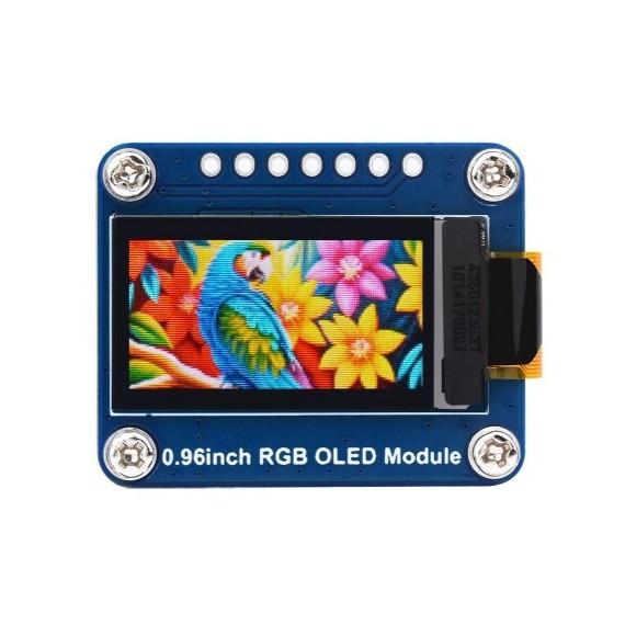 Waveshare OLED Display 0.96" 128×64 - Colorful