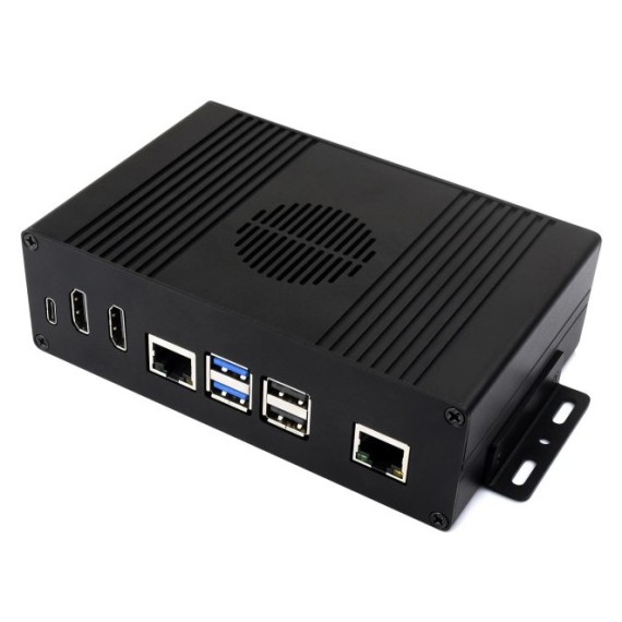All-in-one Mini-Computer Kit for Pi 5 - PCIe to Gigabit Ethernet (BOX-A)
