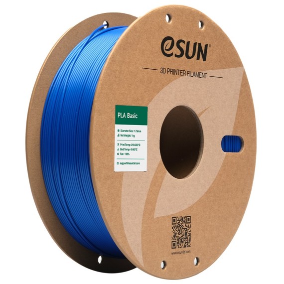 eSUN PLA Basic 1.75mm 1kg - Blue, Απόχρωση: Μπλε