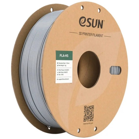 eSUN PLA-HS 1.75mm 1kg - Grey, Απόχρωση: Γκρι