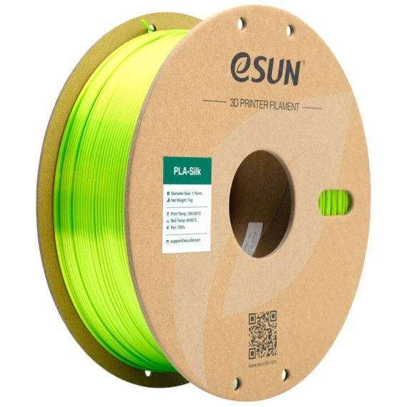 eSUN PLA Silk 1.75mm 1kg - Lime, Απόχρωση: Lime