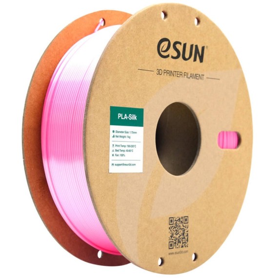 eSUN PLA Silk 1.75mm 1kg - Pink, Απόχρωση: Ροζ
