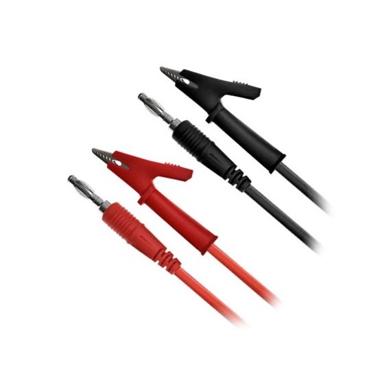 Banana to Alligator – Red/Black 1m – Geti GT-L06