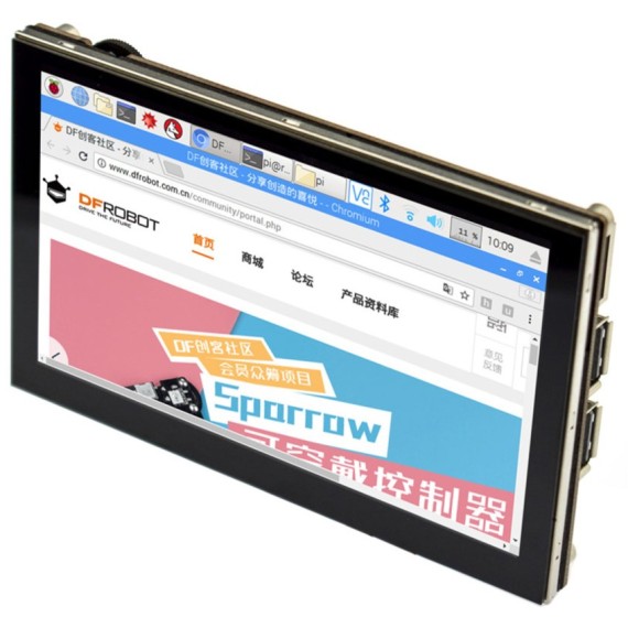 DFRobot TFT LCD 5" 800×480 V1 Frame Bonding