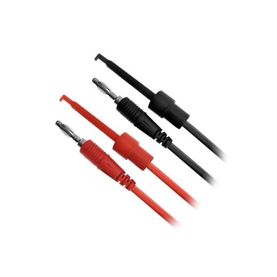 Banana to Hook Terminal – Red/Black 1m – GT-L04