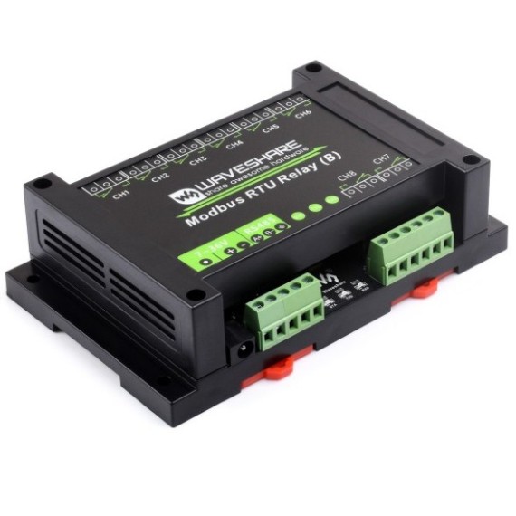 Industrial Modbus RTU 8-Ch Relay Module (B) – RS485