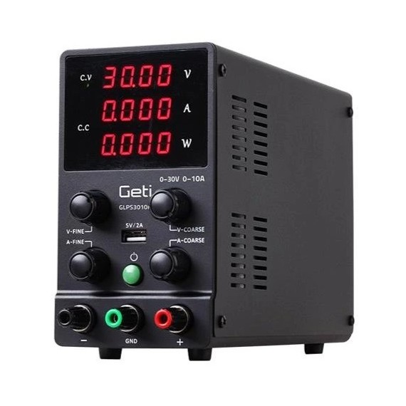 Τροφοδοτικό Πάγκου 0-30V 0-10A – Geti GLPS3010H