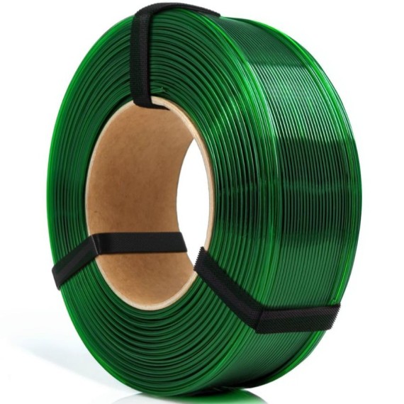 Rosa3D PETG HS ReFill 1.75mm 1kg - Pure Green Transparent, Απόχρωση: Pure Green Transparent