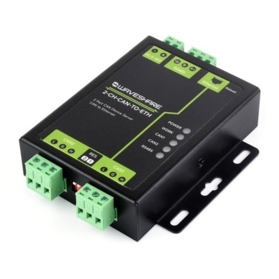 Industrial CAN to Ethernet & RS485 Converter (2-Ch)