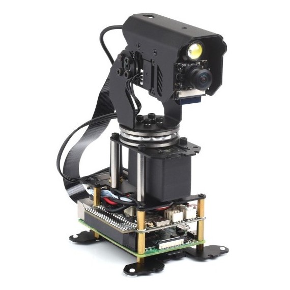 Waveshare Pan-Tilt Camera – 360° Omnidirectional High-Torque