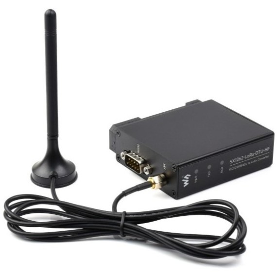 Rail-mount LoRa SX1262-HF RS232/RS485/RS422 to LoRa