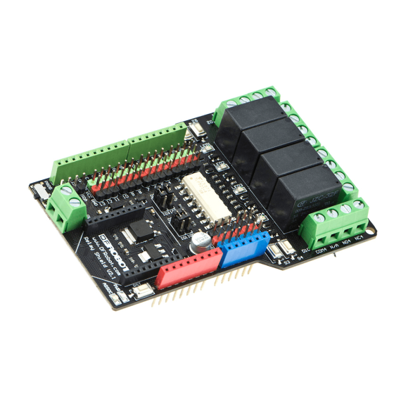 Gravity 4 Channel Relay Shield for Arduino