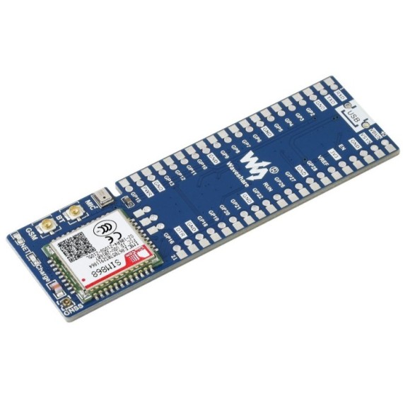 Waveshare SIM868 GSM/GPRS/GNSS & Bluetooth Module for Raspberry Pi Pico
