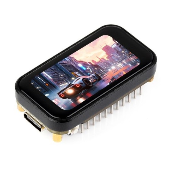 Waveshare ESP32-C6 Touch IPS LCD with IMU – 1.47" 172×320, Header: With Pre-soldered Headers