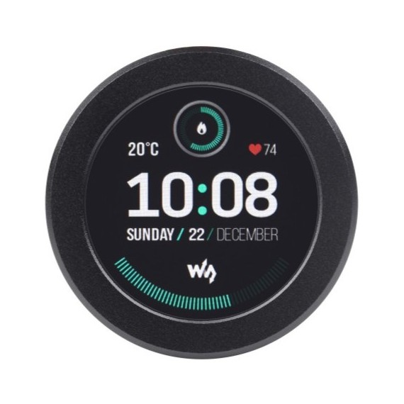 Waveshare ESP32-S3 Touch IPS LCD – 1.28" Round, Touchscreen: Capacitive, Case Options: With case