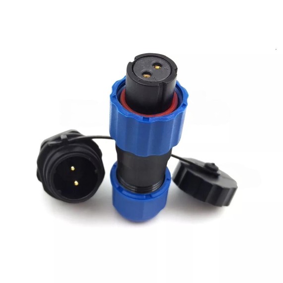 Waterproof Connector IP68 13mm 2-Pin – Set