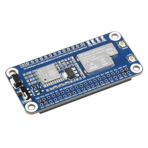 Waveshare LoRaWAN & GNSS HAT – SX1262, Συχνότητα: 410–510