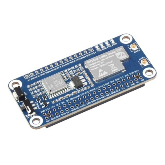 Waveshare LoRaWAN & GNSS HAT – SX1262, Συχνότητα: 850–930