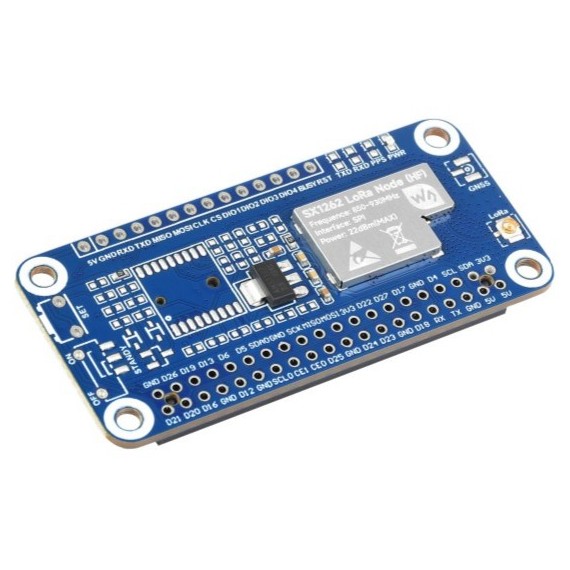 Waveshare LoRaWAN HAT – SX1262, Συχνότητα: 850–930