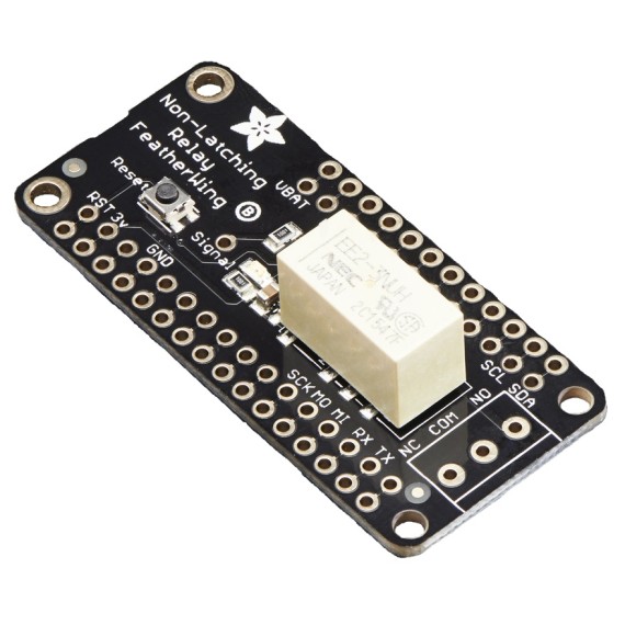 Adafruit Non-Latching Mini Relay FeatherWing
