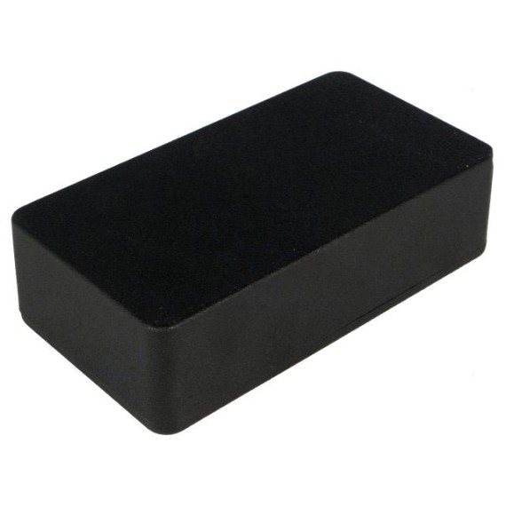 Κουτί Κατασκευών 112x61x31mm - Μεταλλικό Μαύρο IP54 (1590BBK)