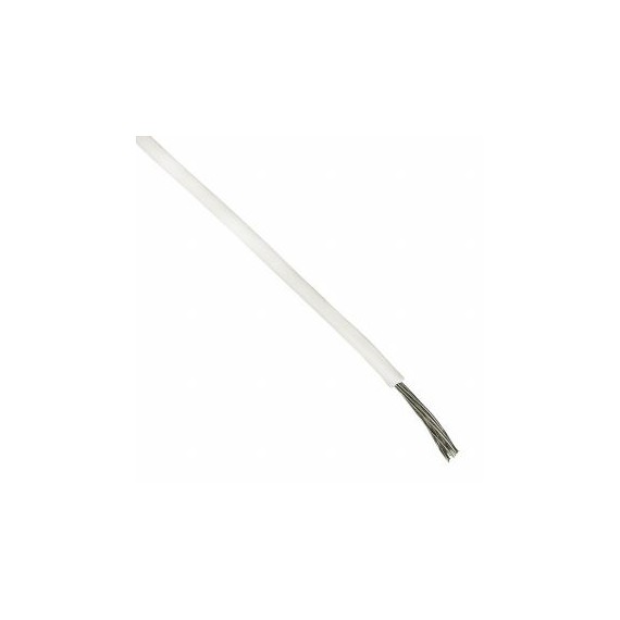 Wire Stranded 0.5mm2 - White