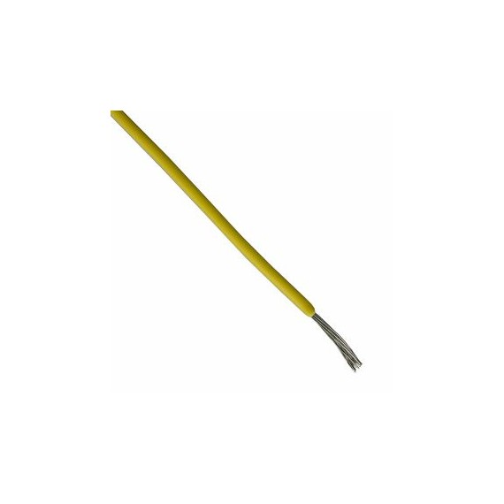 Καλώδιο Πολύκλωνο 0.5mm2 - Κίτρινο