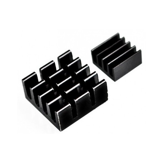 Raspberry Pi Heatsink - Black (Set of 2)
