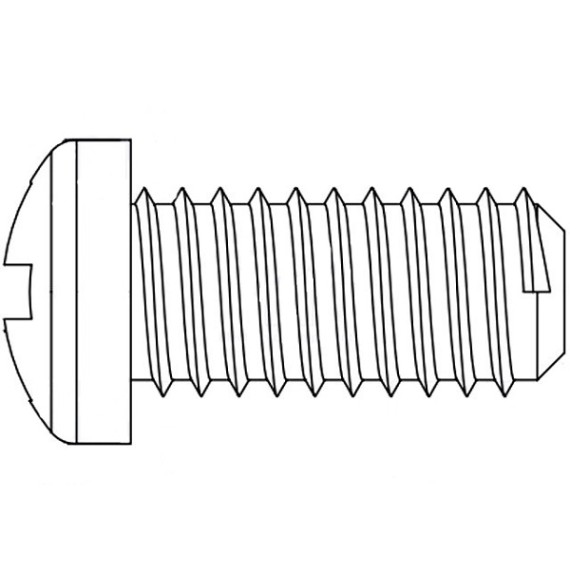 Βίδα M3 - L10mm Νάιλον