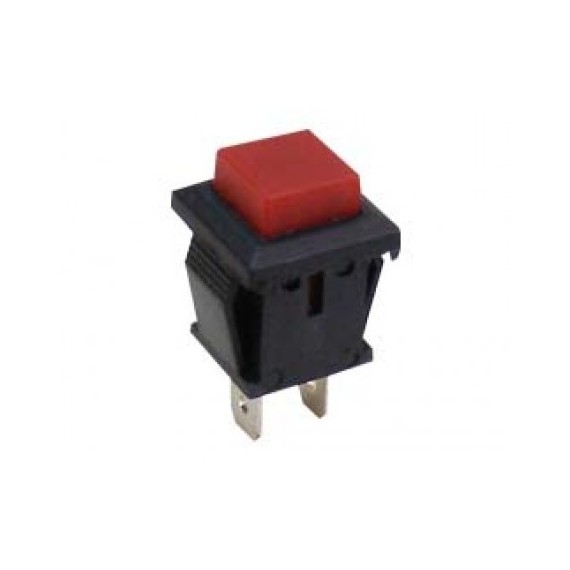 Push Button Τετράγωνο 11x13 Κόκκινο