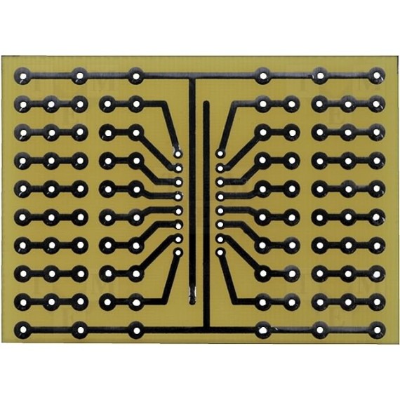 Πλακέτα διάτρητη 72x52mm UM-3