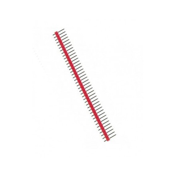 Pin Header 1x40 Male 2.54 mm Red