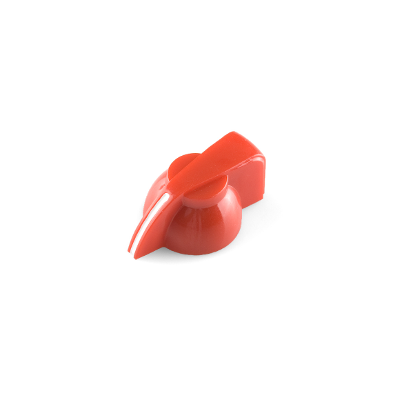 Red Chicken Head Knob - 14x20mm
