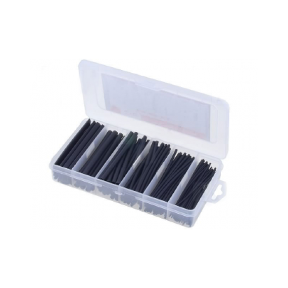 Θερμοσυστελλόμενα Σετ 170pcs - Μαύρα