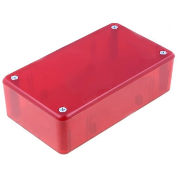 Κουτί Κατασκευών 124x71x38mm Κόκκινο