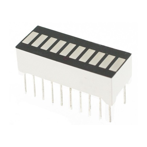 10 Segment LED Bar Graph - Yellow