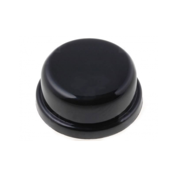 Cap for Tact Button - Round Black