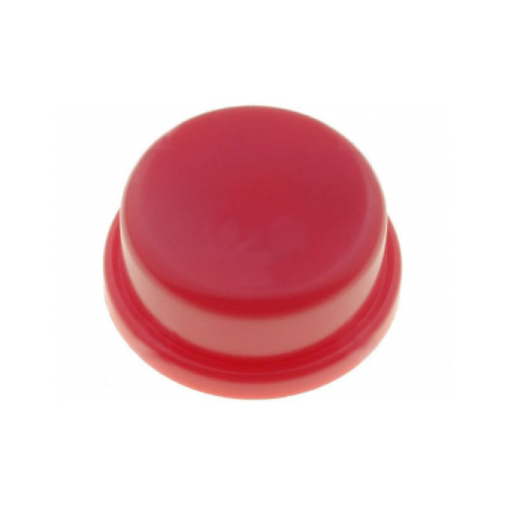 Cap for Tact Button - Round Red