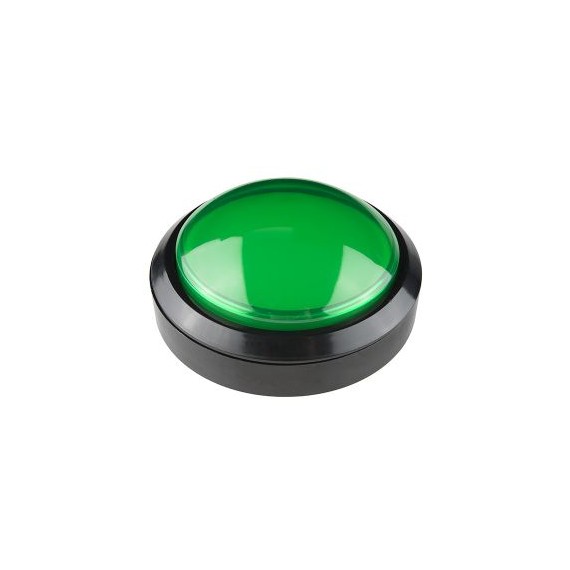 Big Dome Push Button - Green