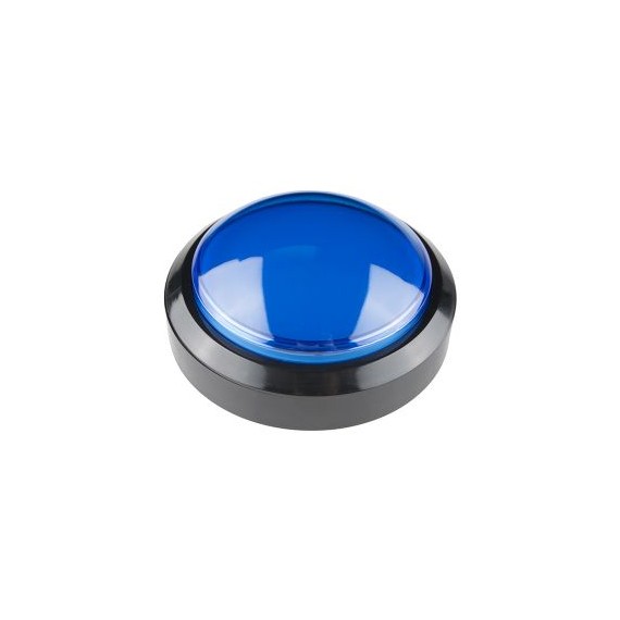 Big Dome Push Button - Blue