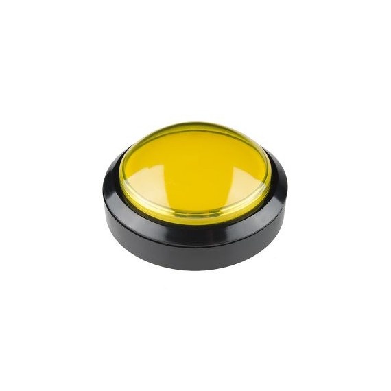 Big Dome Push Button - Yellow