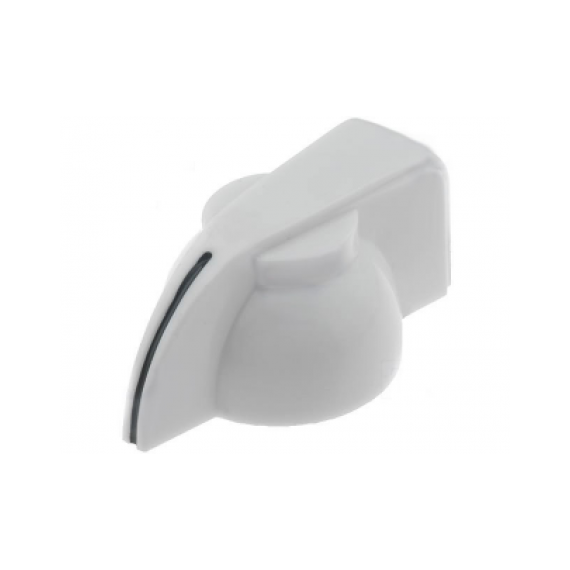White Chicken Head Knob - 14x20mm