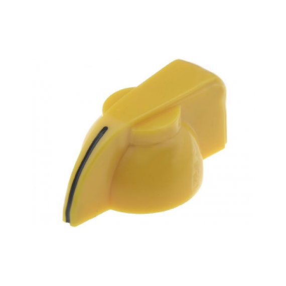 Yellow Chicken Head Knob - 14x20mm