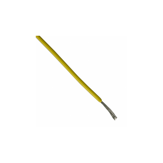 Καλώδιο Πολύκλωνο 0.22mm2 - Κίτρινο