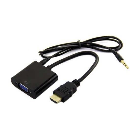 Προσαρμογέας HDMI σε VGA - Μαύρο