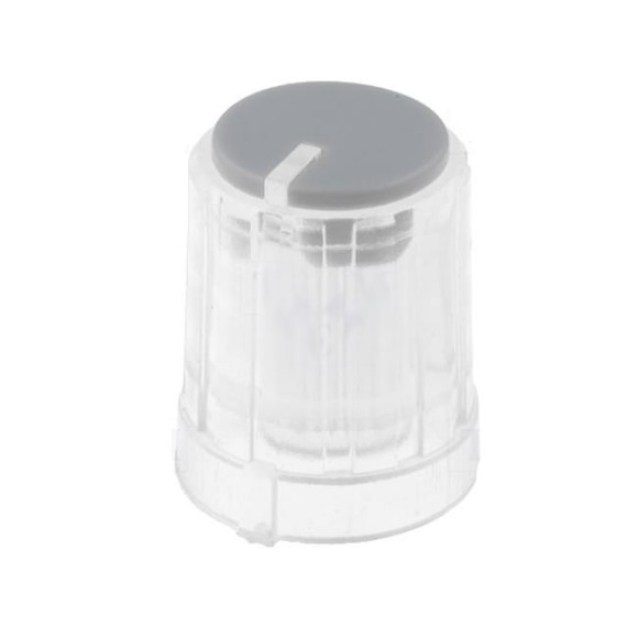 Potentiometer Knob 13x16mm - Plastic Transparent