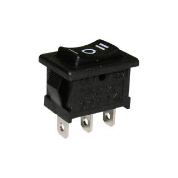 Rocker Switch ON-OFF-ON Black