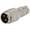 Microphone Connector Male 3-Pin - for Cable