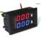 Panel Volt & Current Meter - 0-100V / 0-100A (without Shunt Resistor)